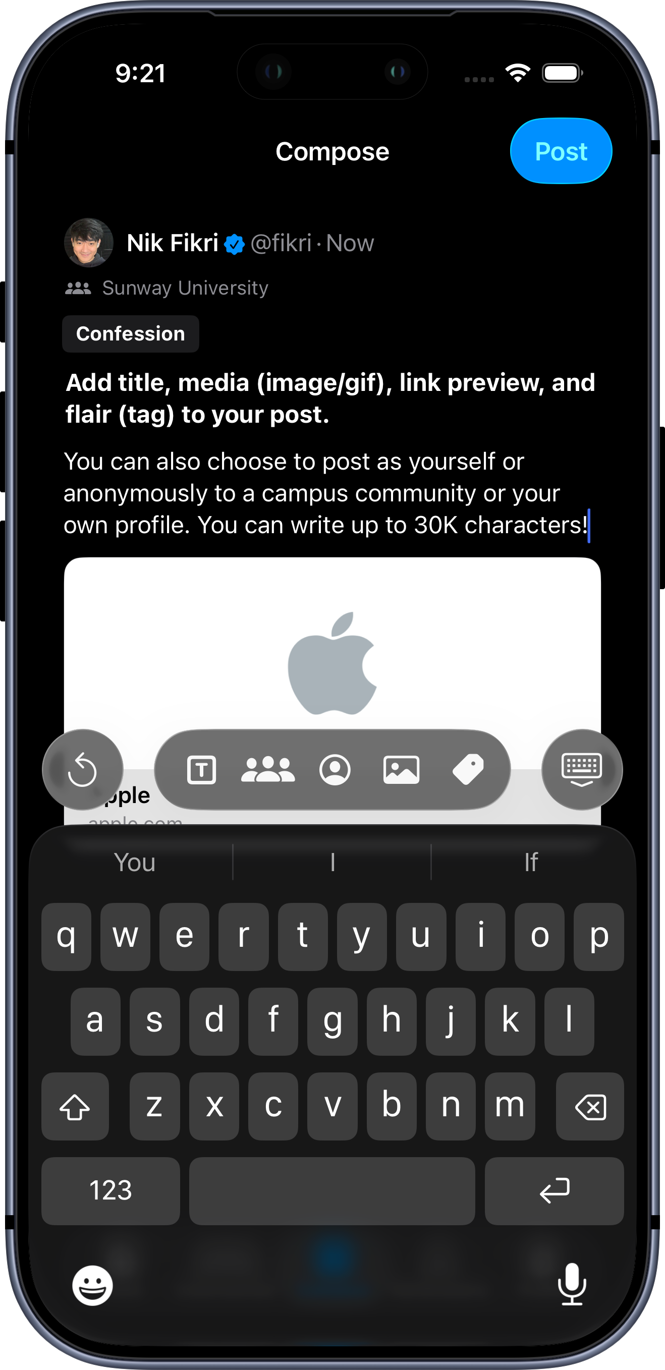 xaround creative content screenshot